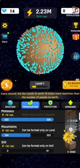 Idle World - Build the New Planet: Gameplay and Features