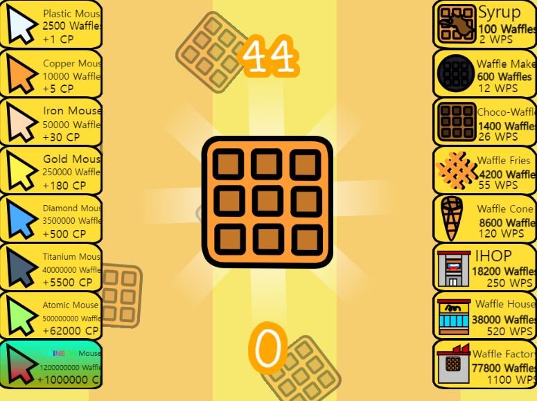 waffle clicker online